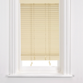 John Lewis Wood Blind Chalk